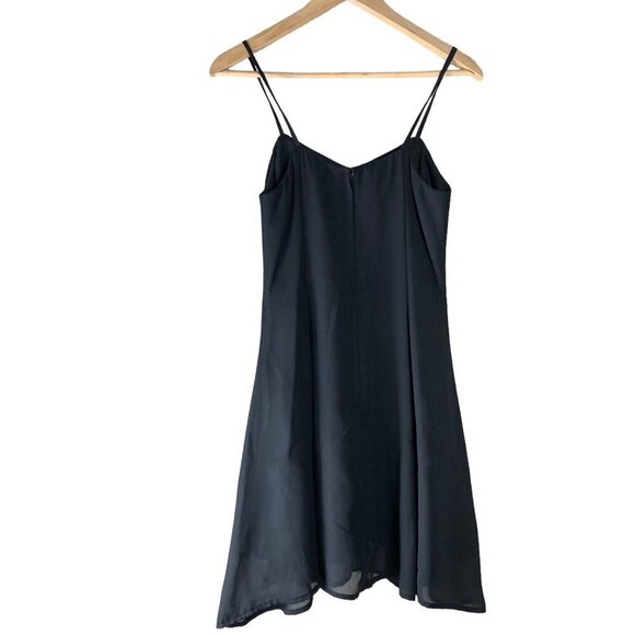 Dianne B Size 4 Dress Black Sleeveless Lined Short Spaghetti Straps Womens - Picture 2 of 4